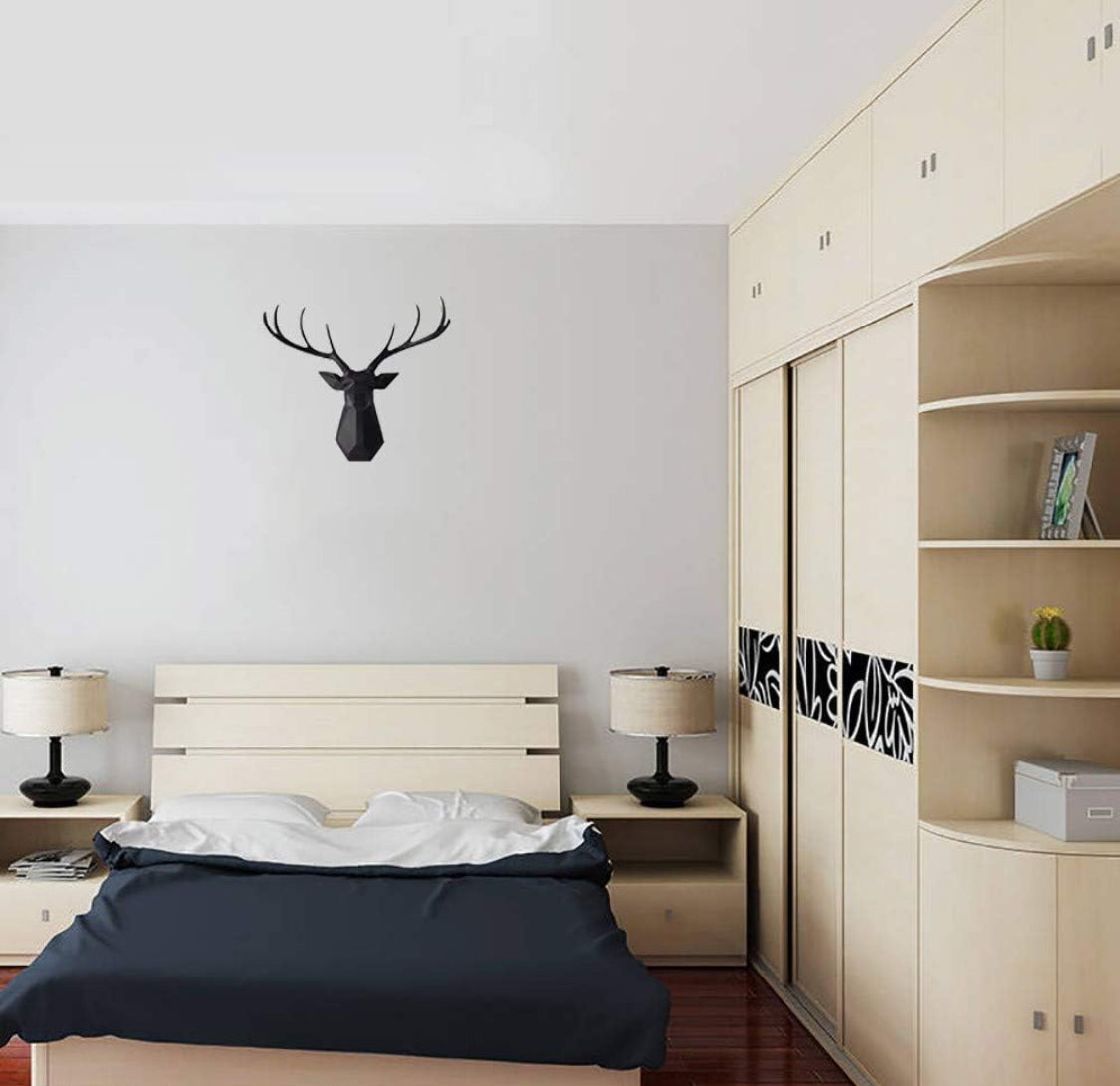 Faux Stag Deer Head Wall Decor