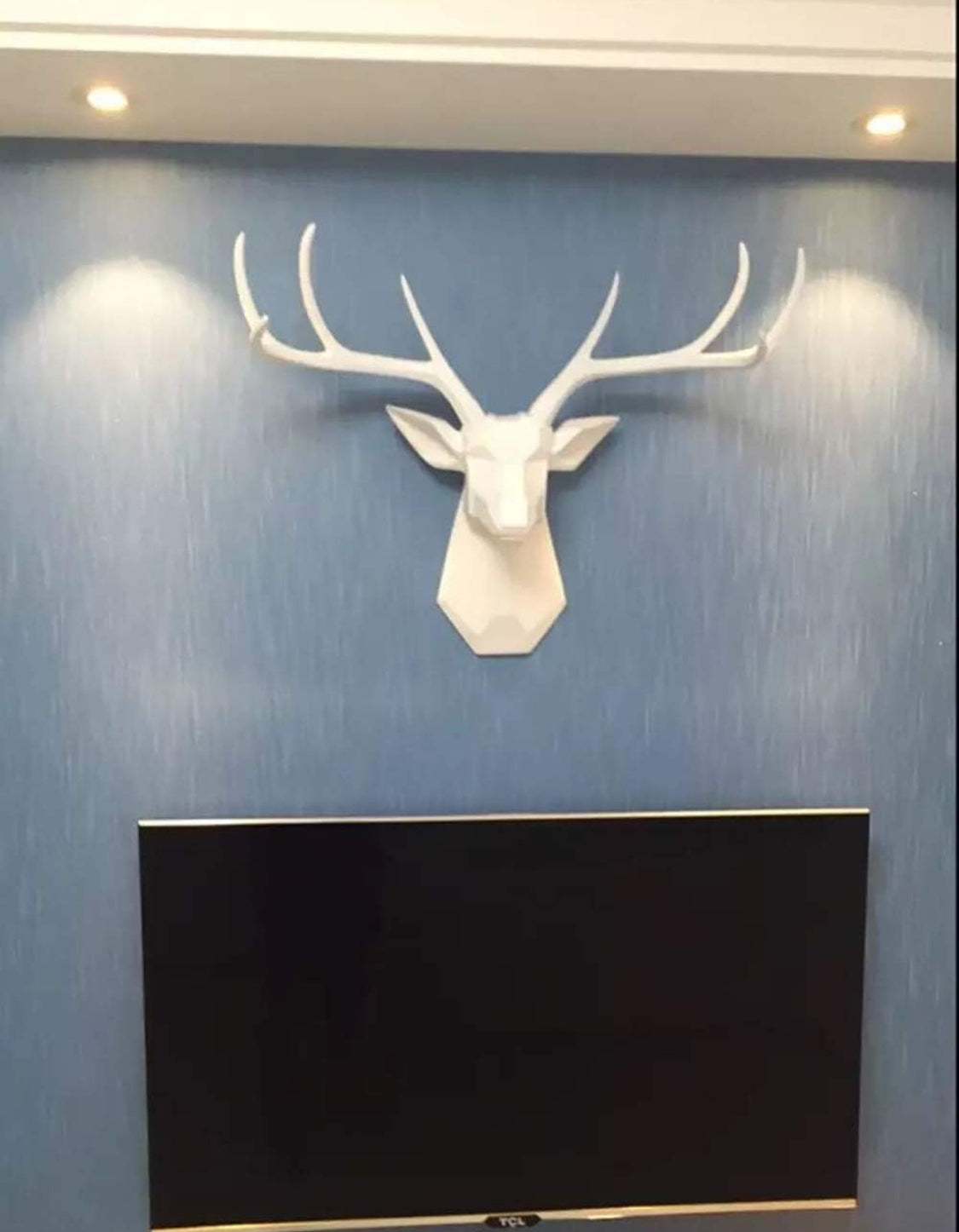 Faux Stag Deer Head Wall Decor
