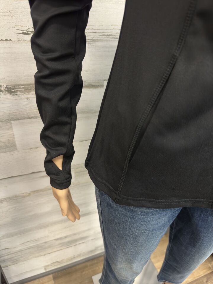 Women's Spyder Zip Up Black Lightweight Jacket