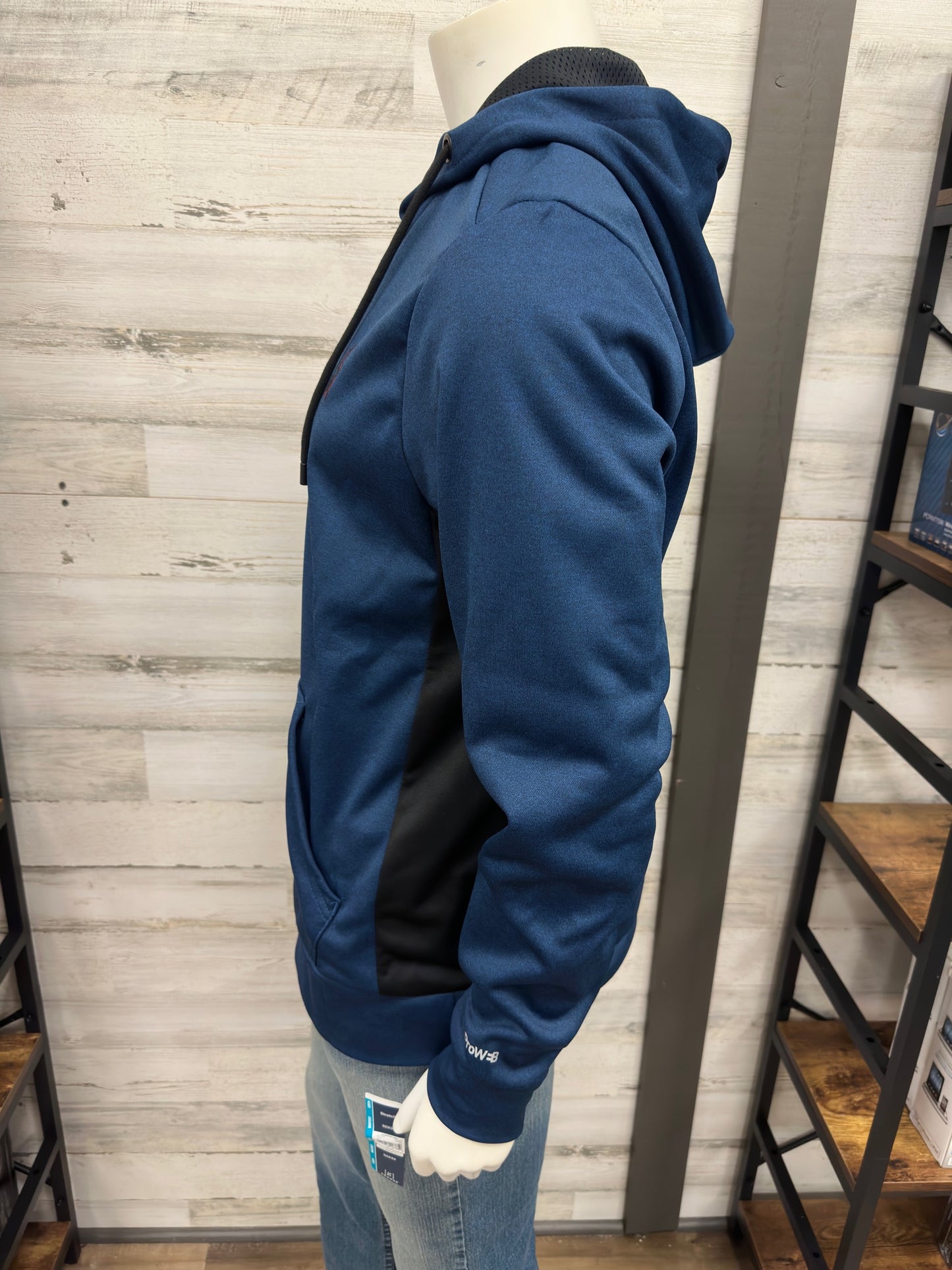 Men's SPYDER Tech Fleece Quarter Zip Hoodie - Blue