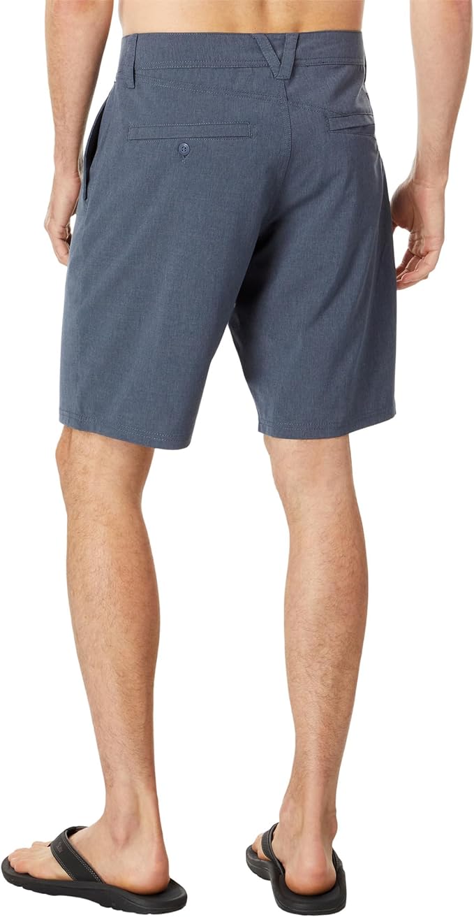 Men's Volcom Frickin Cross Shred Static Hybrid Shorts - Navy Blue