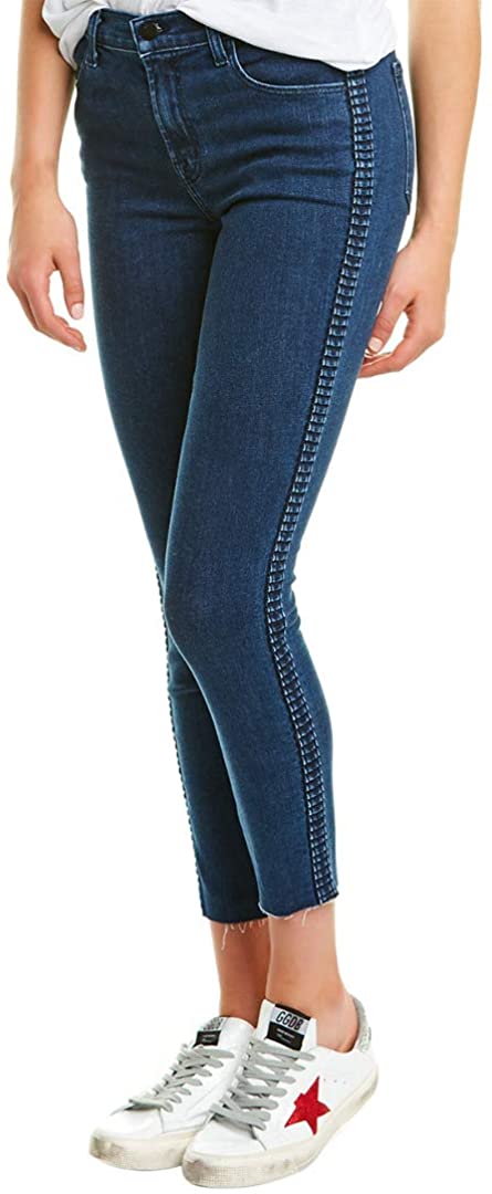 Women's J Brand Alana Caspian High-Rise Crop, 26, Blue