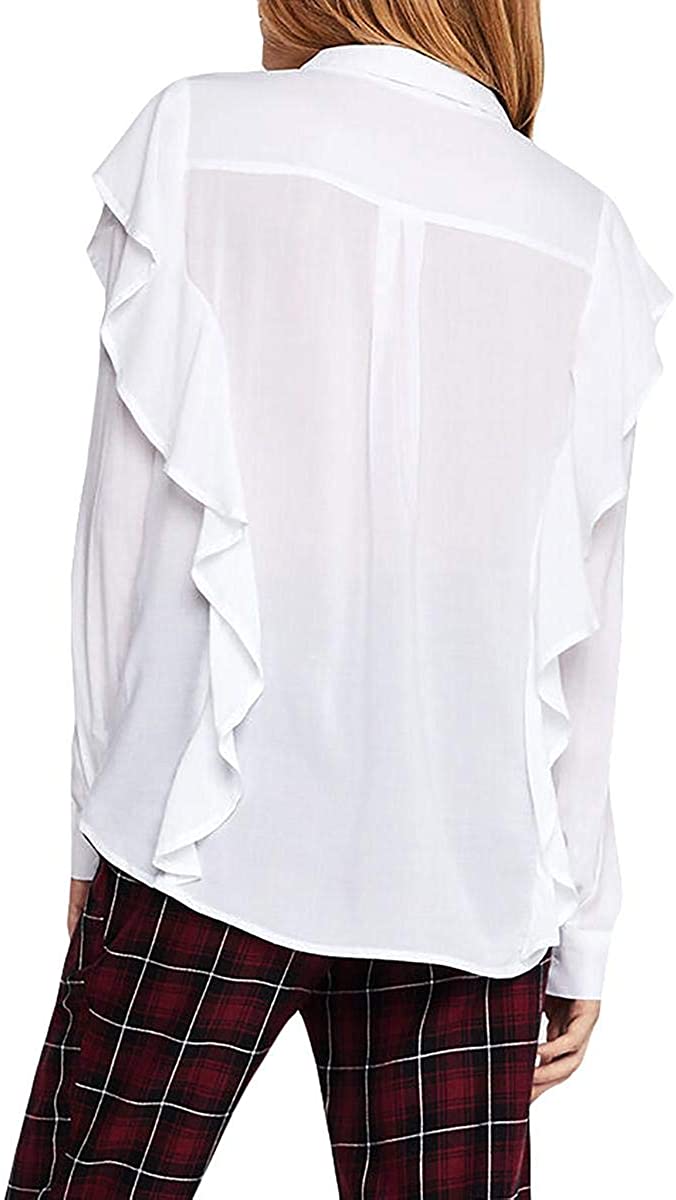 Women's BCBGeneration Ruflle Detail Button Down