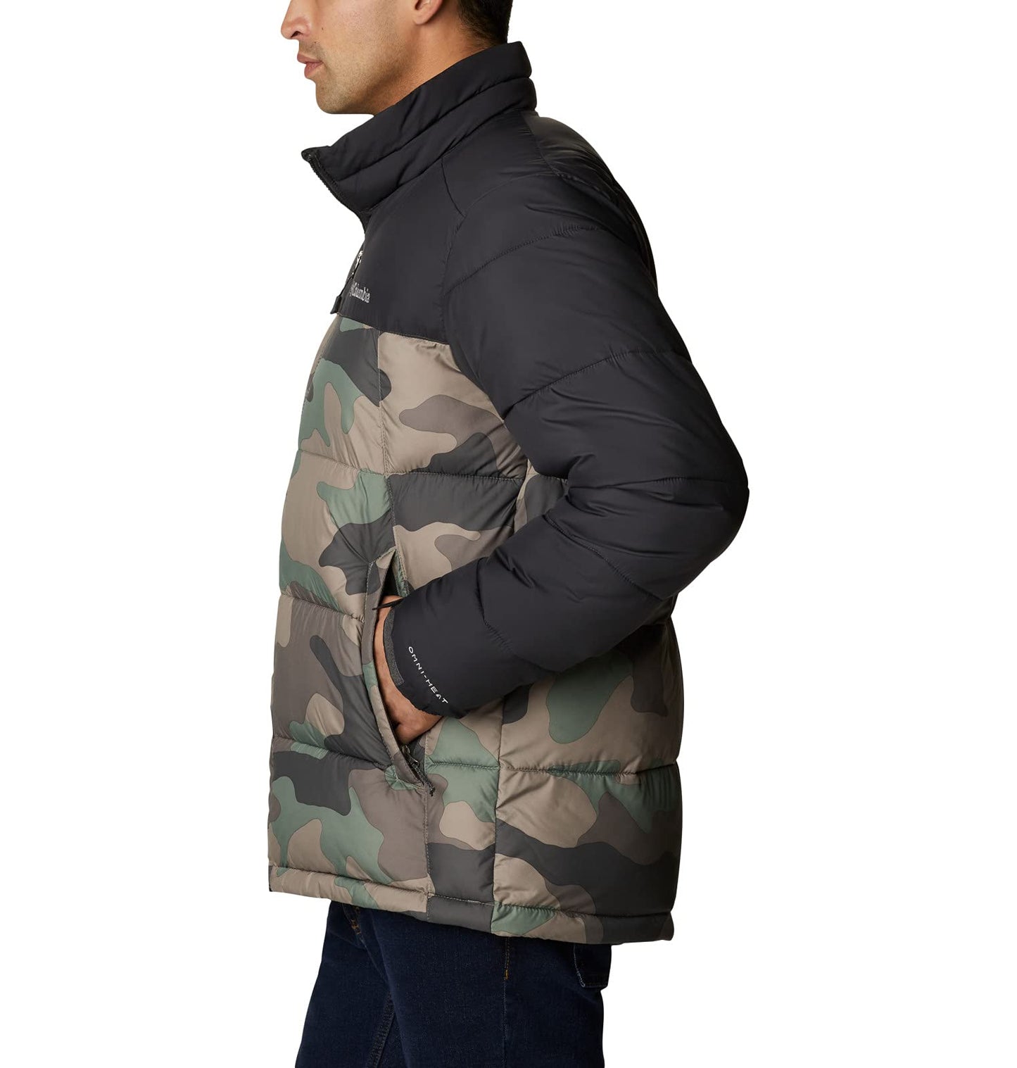 Men's Columbia Pike Lake Jacket Cypress Mod Camo Print/Shark
