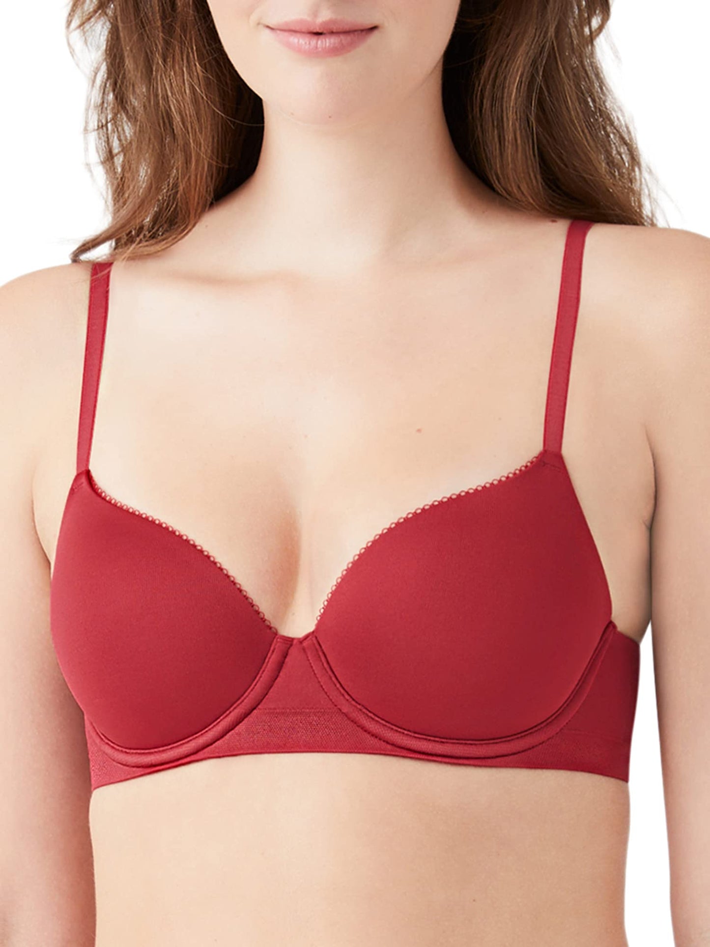 Women's b.tempt'd by Wacoal Comfort Intended Contour Bra, Garnet, 32D