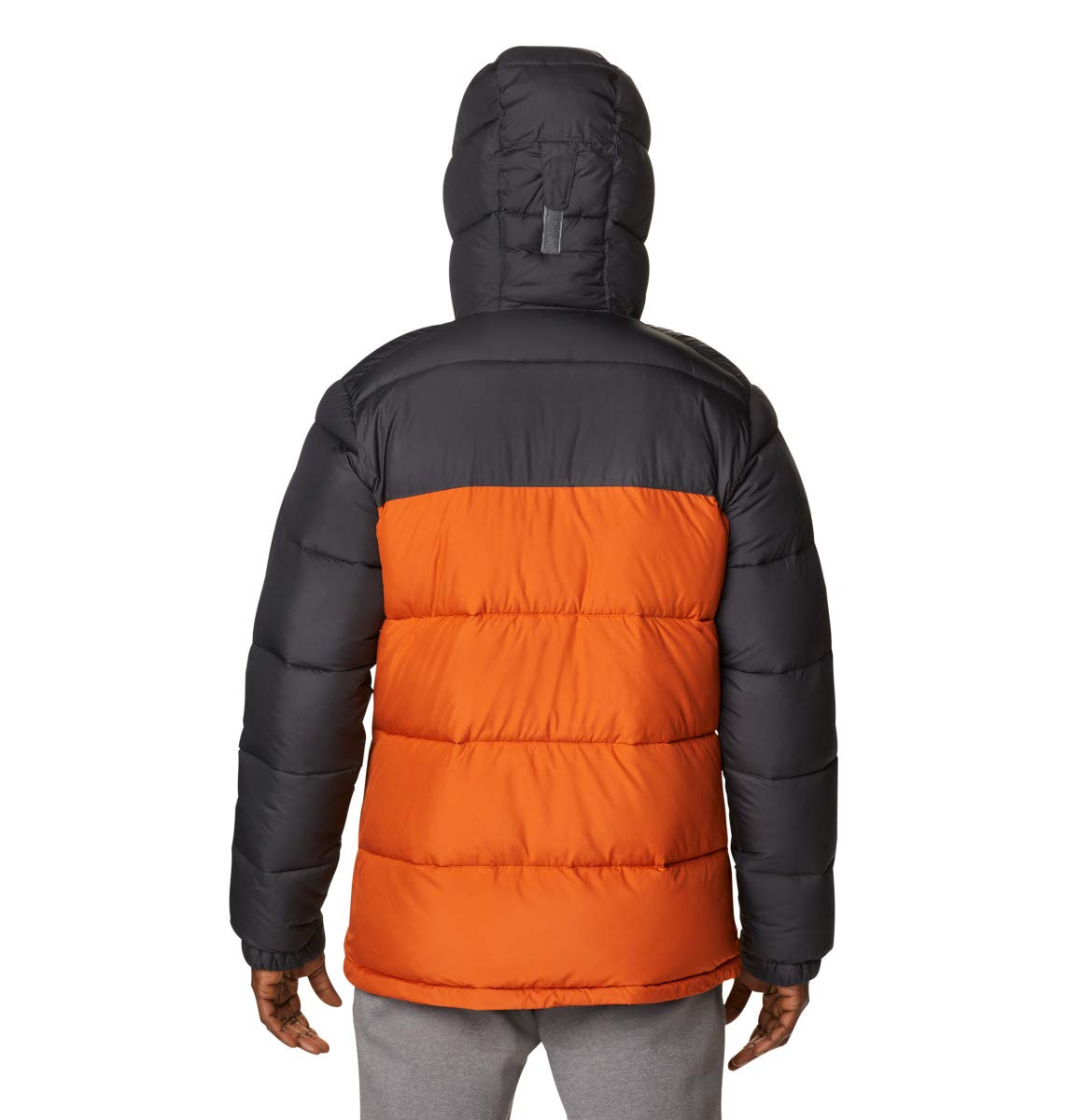 Men's Columbia Pike Lake Hooded Jacket, Harvester/Shark, XX-Large