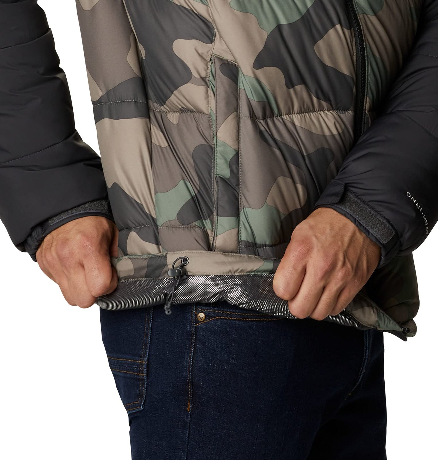 Men's Columbia Pike Lake Jacket Cypress Mod Camo Print/Shark