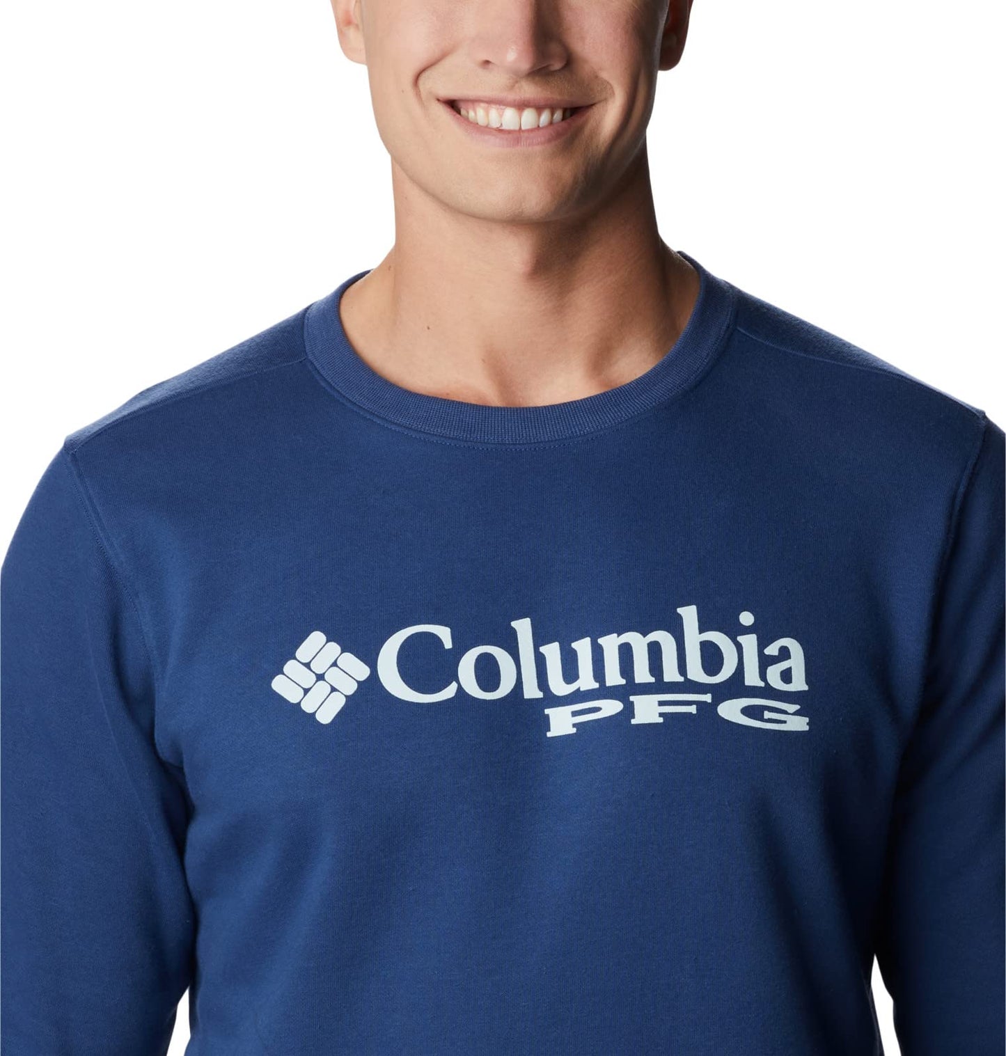 Men's Columbia PFG Stacked Logo Crew Sweatshirt - XX-Large