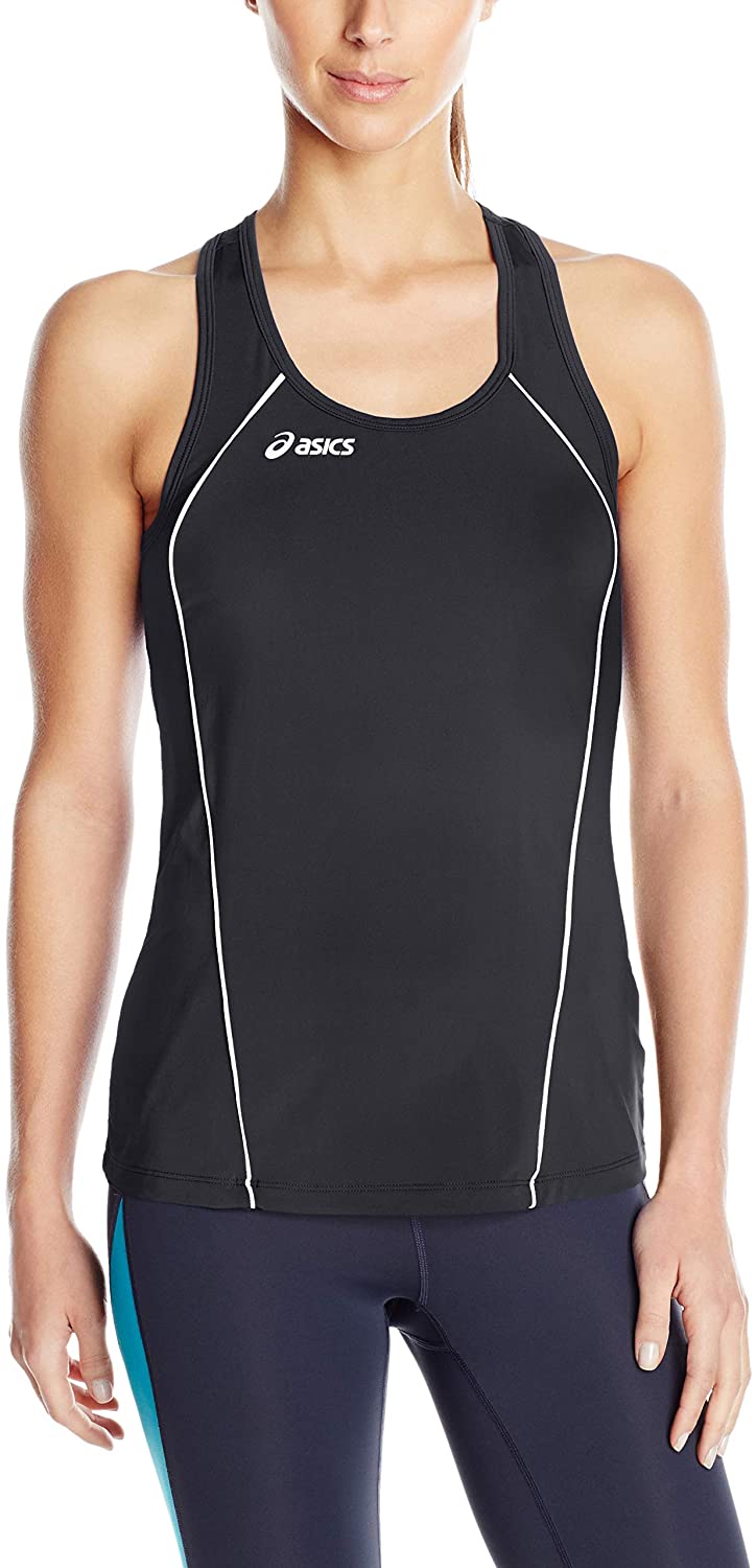 Women's ASICS Attacker Tank in Navy Blue - XLarge