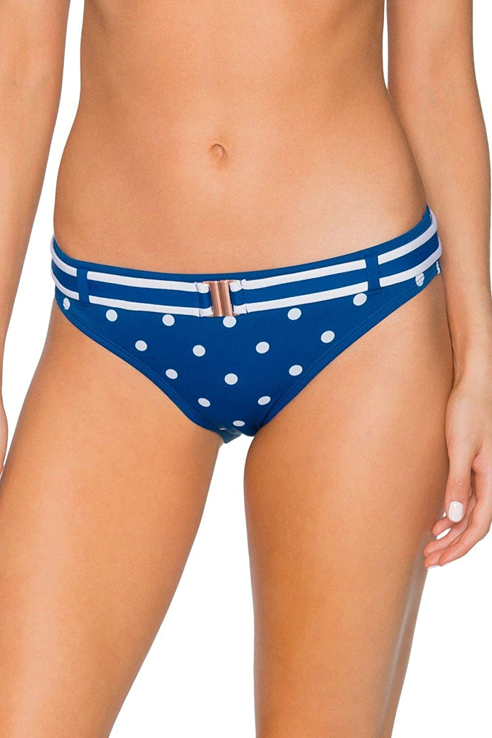 Swim Systems Delilah DOT ZUMA Belted Hipster Bikini Bottoms