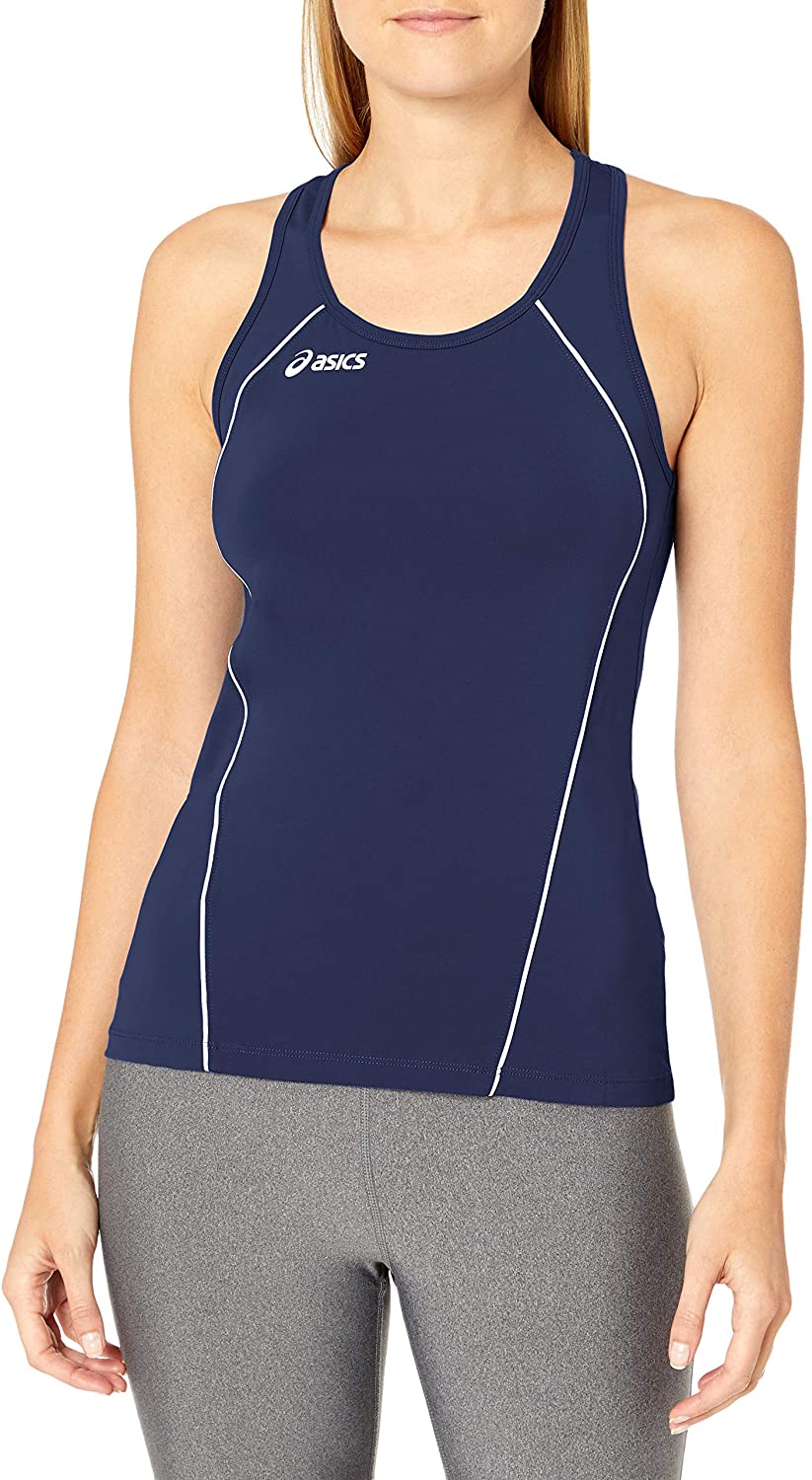 Women's ASICS Attacker Tank in Navy Blue - XLarge