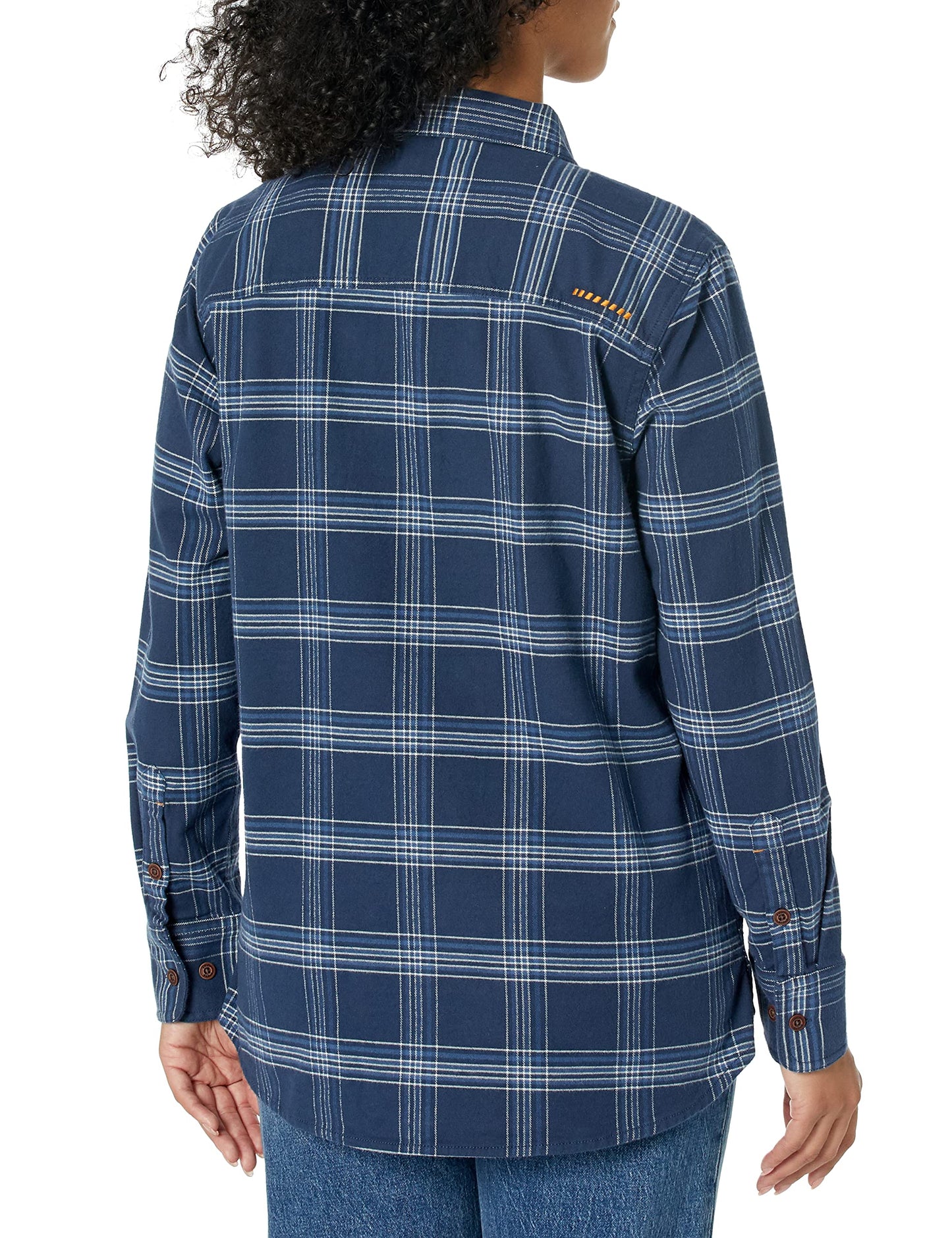 Women's Ariat Female Rebar Flannel DuraStretch Work Shirt Navy - 3X