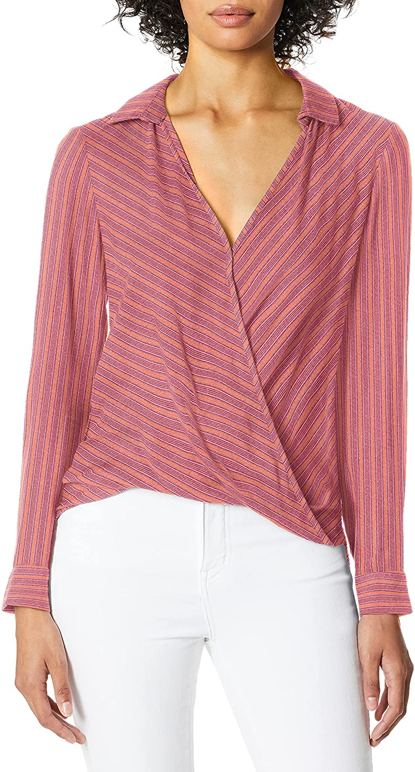Women's BCBGeneration Surplice Long Sleeve Woven Top