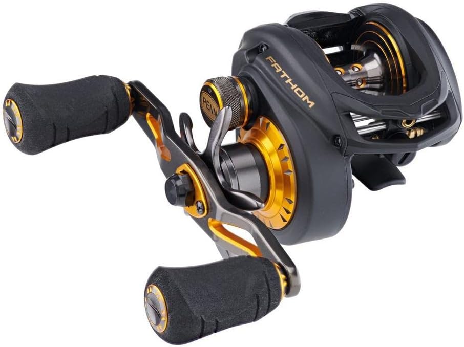 Fathom Low Profile Reel Black Gold 8.1 oz