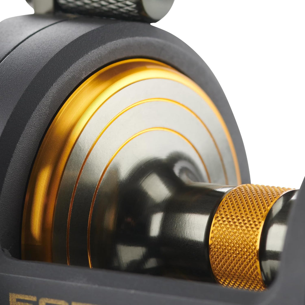 Penn Fathom II Star Drag Conventional Fishing Reel, Black Gold, 25N