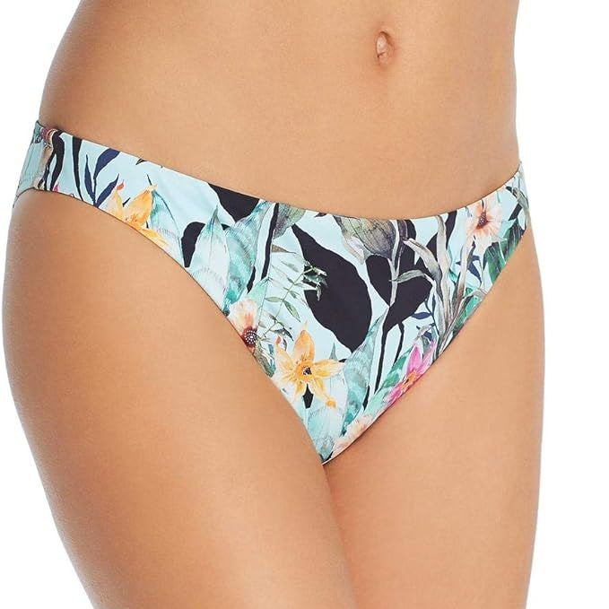 Nanette Lepore Women's Hipster Bikini Bottom Size: 14 Color: Green//Bloomin Botanical