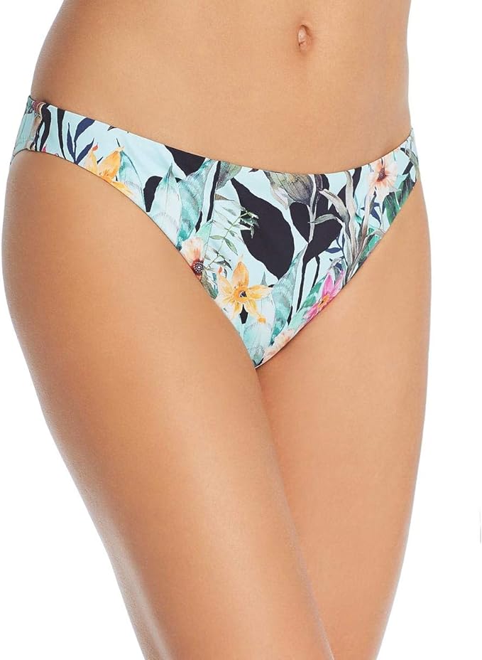 Nanette Lepore Women's Hipster Bikini Bottom Size: 14 Color: Green//Bloomin Botanical