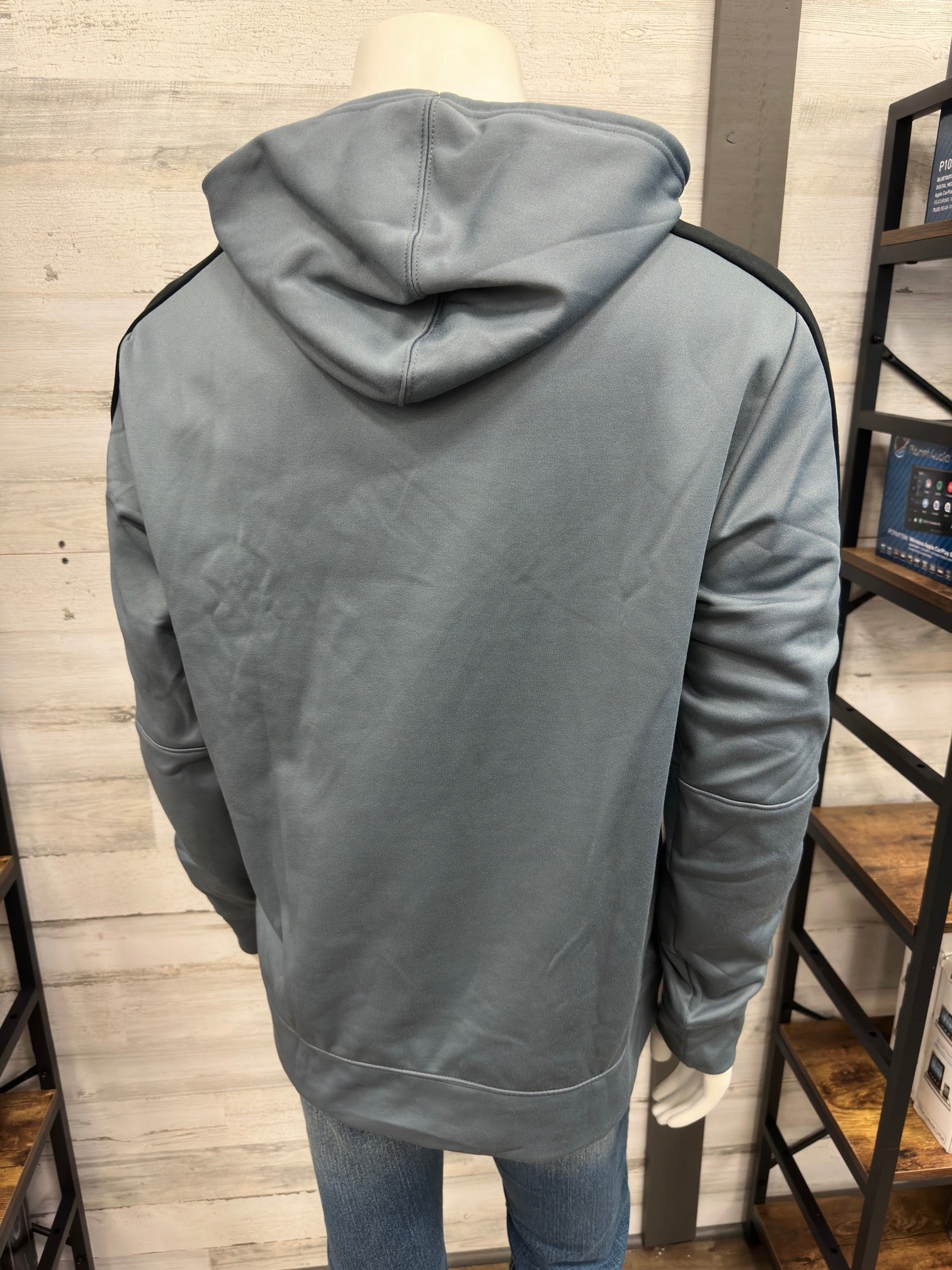 Men's Champion Powerblend Fleece Pull Over Logo Hoodie