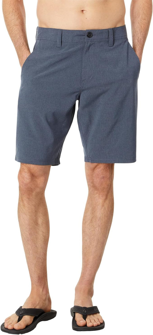 Men's Volcom Frickin Cross Shred Static Hybrid Shorts - Navy Blue