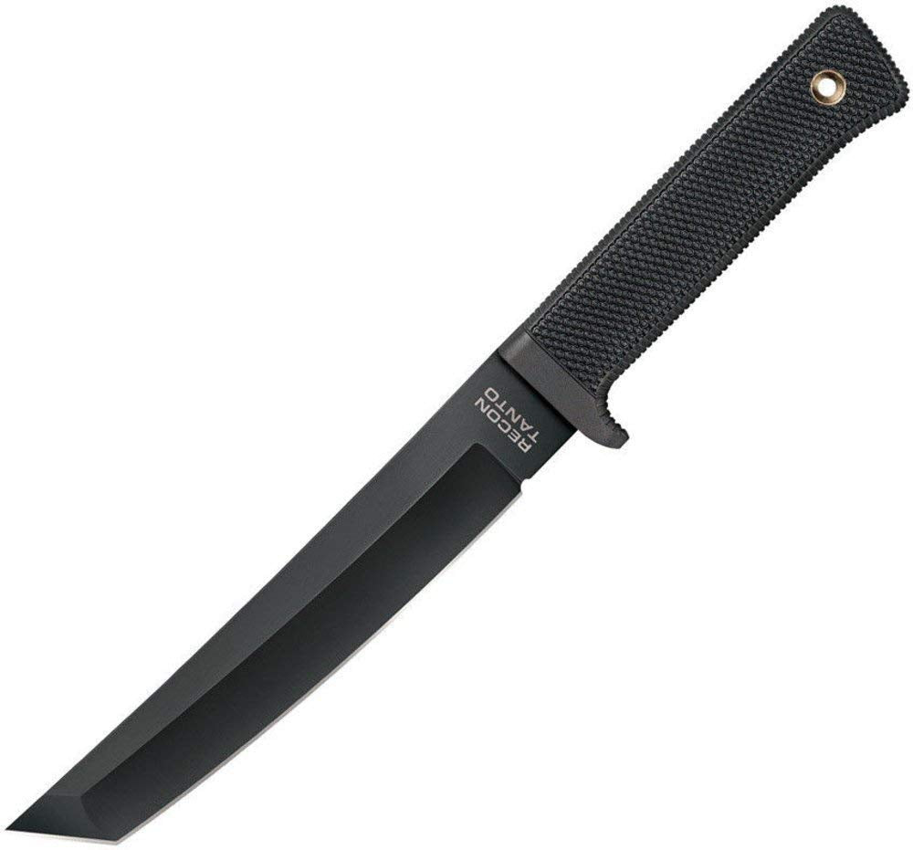 Cold Steel Recon Tanto Fixed Blade Knife with Sheath, SK-5 Steel, 7.0" (49LRT)