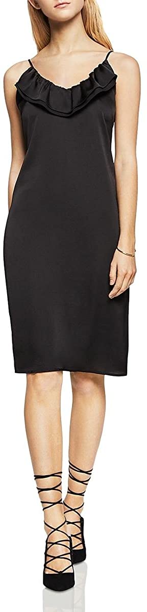 Women's BCBGeneration Pink Ruffled Slip Dress