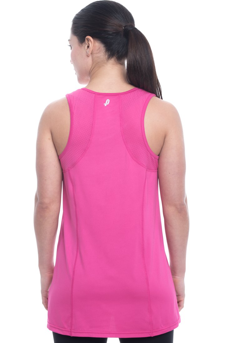 Women's Penn Princess Performance Workout Tank Top - Rose - Large
