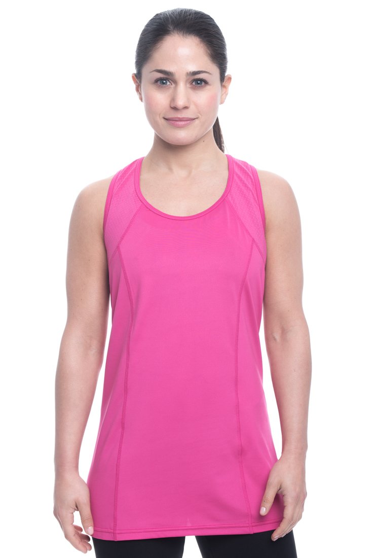 Women's Penn Princess Performance Workout Tank Top - Rose - Large