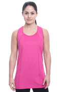 Women's Penn Princess Performance Workout Tank Top - Rose - Large
