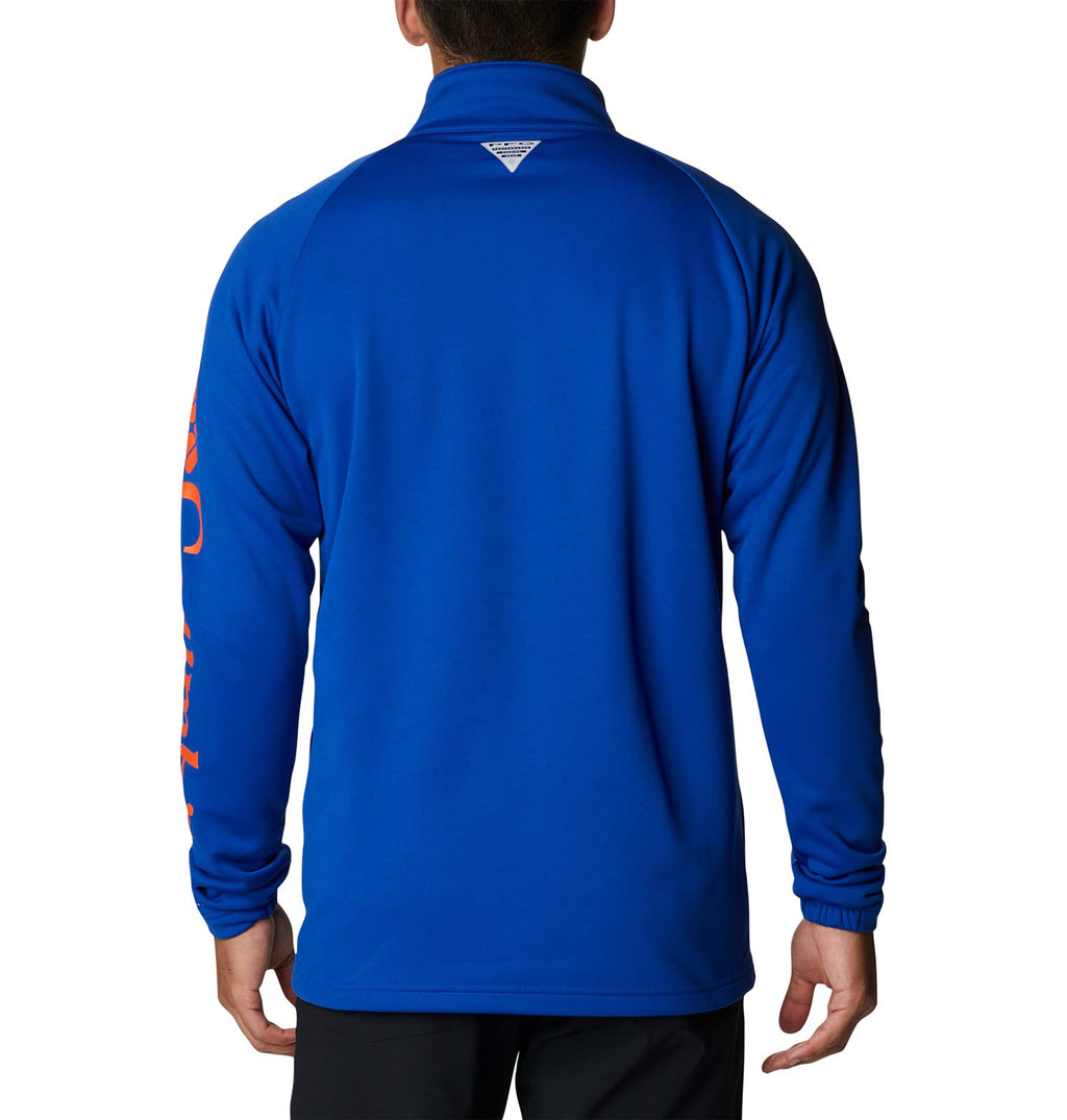 Men's Columbia Florida Gators Collegiate Terminal Tackle Fleece 1/4 Zip Shirt