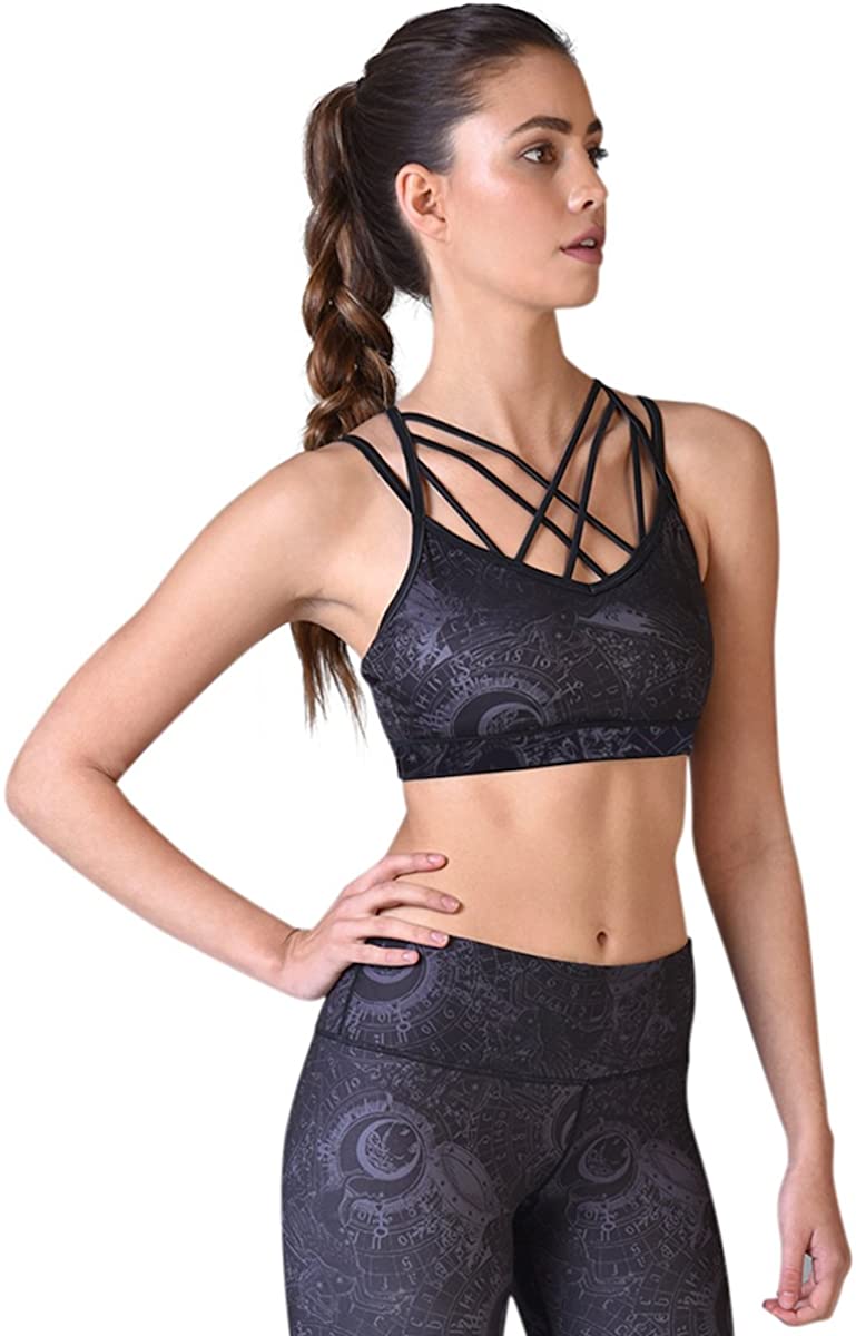 Women's Glyder Ornate Sports Bra: Solstice Print
