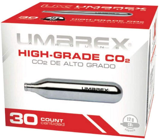 Umarex High-Grade CO2 Cartridges for Pellet Guns, BB Guns and Airsoft Guns 30 count