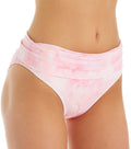 Swim Systems Pink Opal Aloha Banded Brief Swim Bottom (C247PP) M/Pink Opal