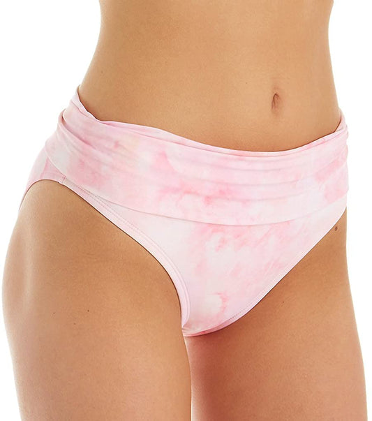 Swim Systems Pink Opal Aloha Banded Brief Swim Bottom (C247PP) M/Pink Opal