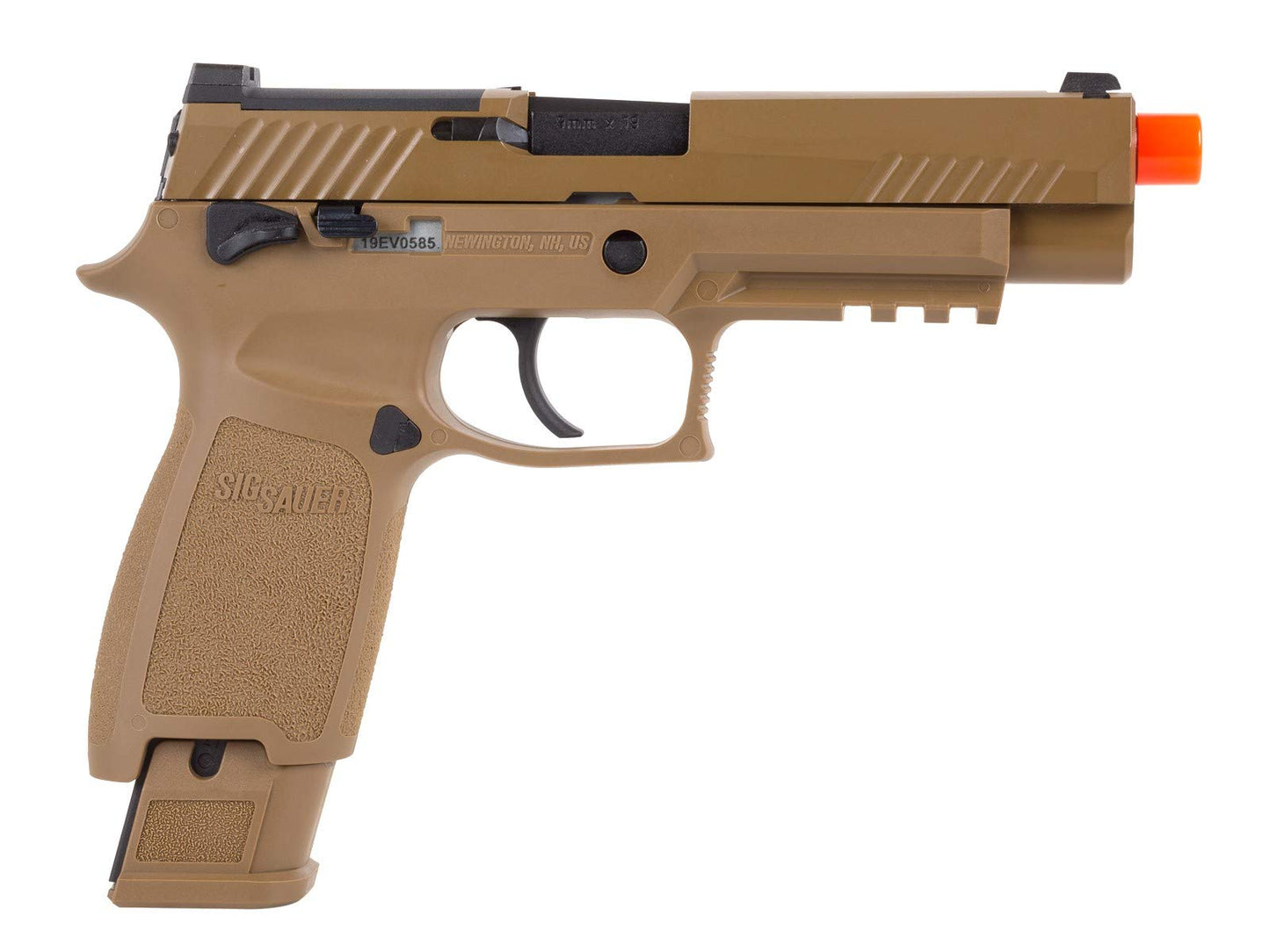 Airsoft Proforce M17, 6mm, 5.5", 21rd, CO2 Power Source, Coyote Tan