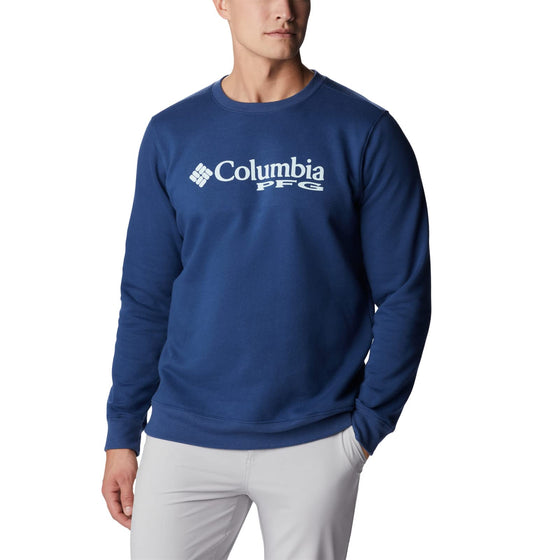 Men's Columbia PFG Stacked Logo Crew Sweatshirt - XX-Large