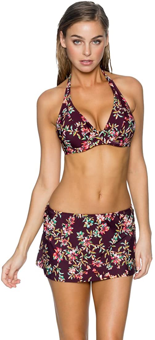 Sunsets Women's Kokomo Swim Skirt Mid Rise Bikini Bottom Swimsuit