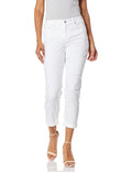 Women's NYDJ Boyfriend Jeans with Patchwork, White