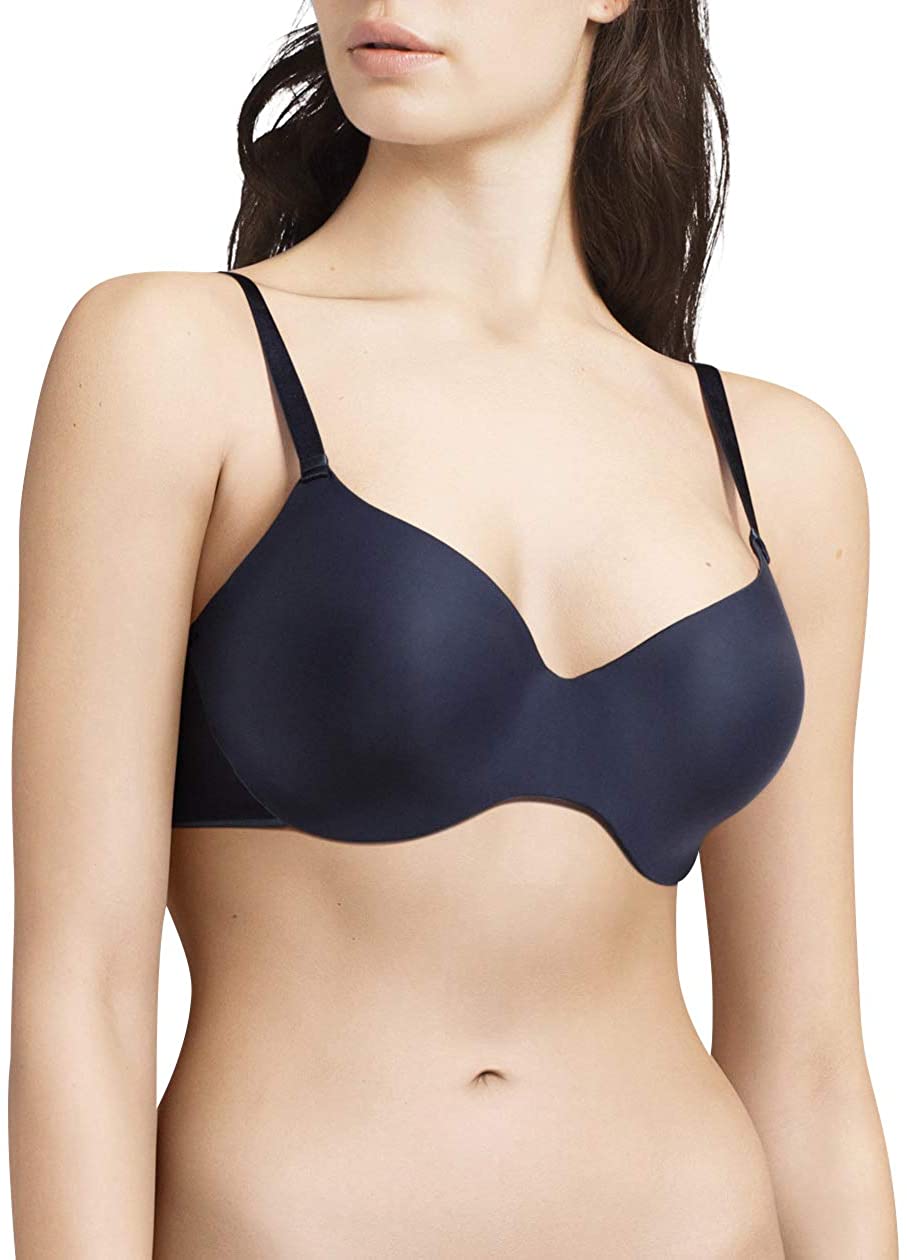 Women's Chantelle Absolute Invisible Smooth Flex Contour Bra Dark Blue Sq