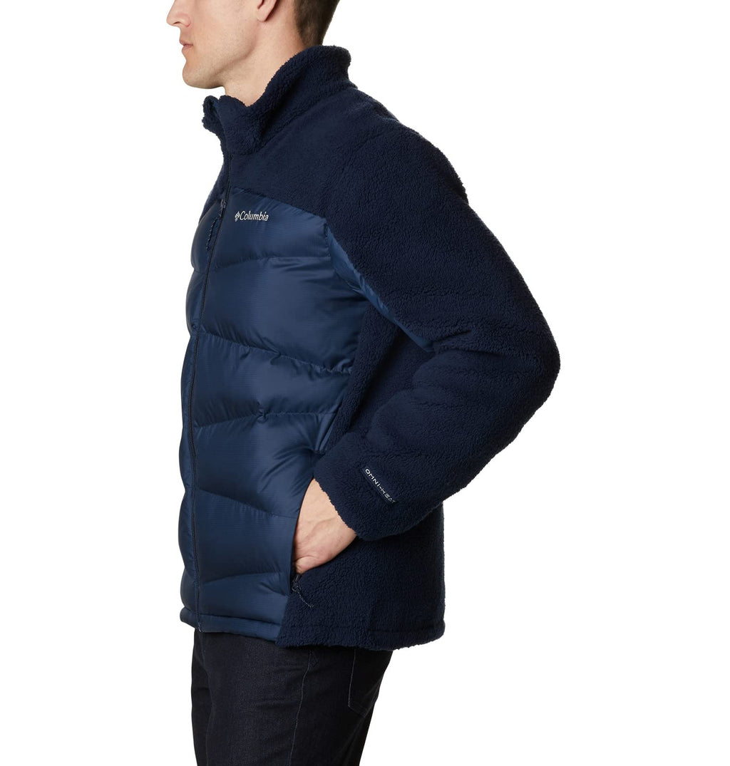 Men's Columbia Fivemile Butte Sherpa Jacket - Collegiate Navy