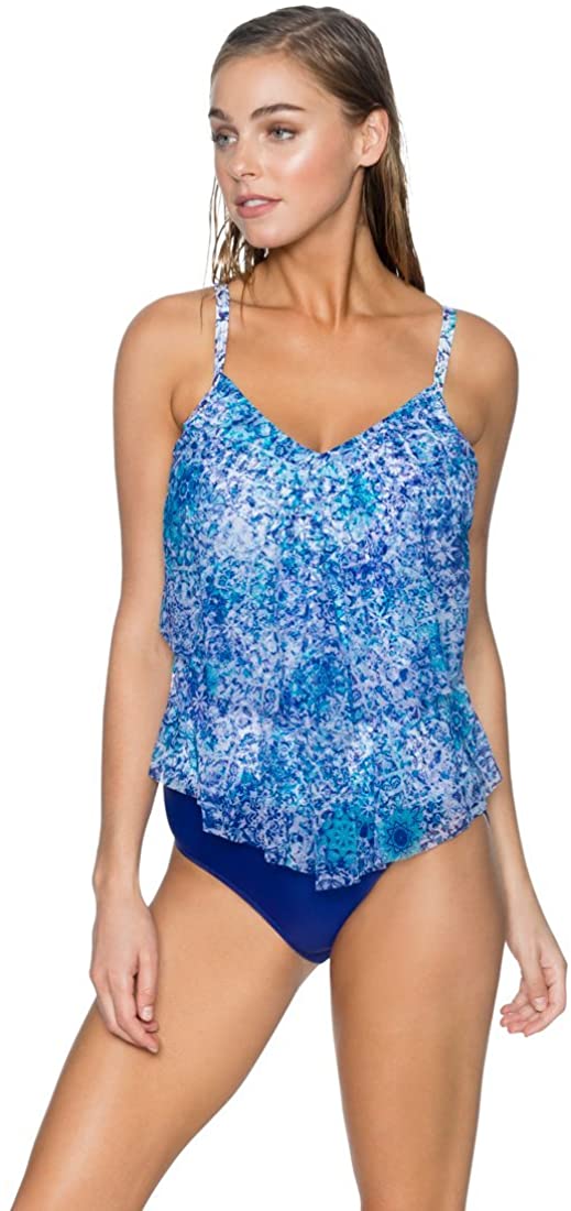 Sunsets Women's Ava Tiered Tankini Printed