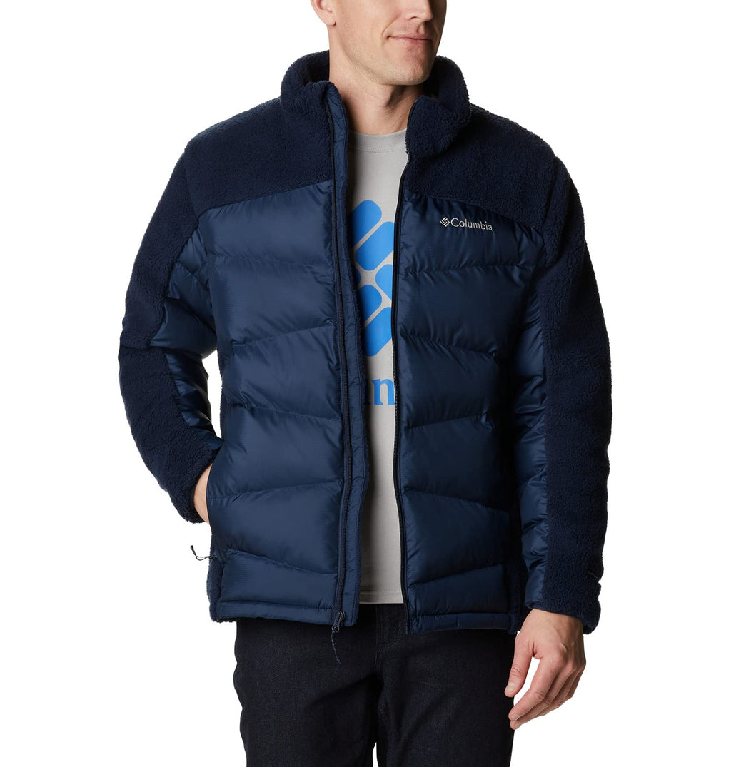Men's Columbia Fivemile Butte Sherpa Jacket - Collegiate Navy