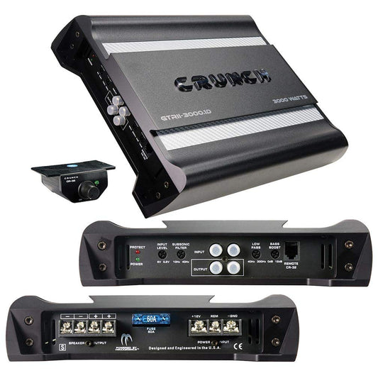 Crunch GTRII-3000.1D One Channel Amplifier
