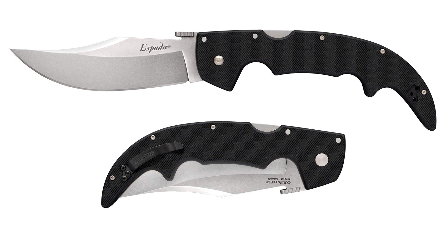 Cold Steel Espada Series Folding Knife with Tri-Ad Lock and Pocket Clip