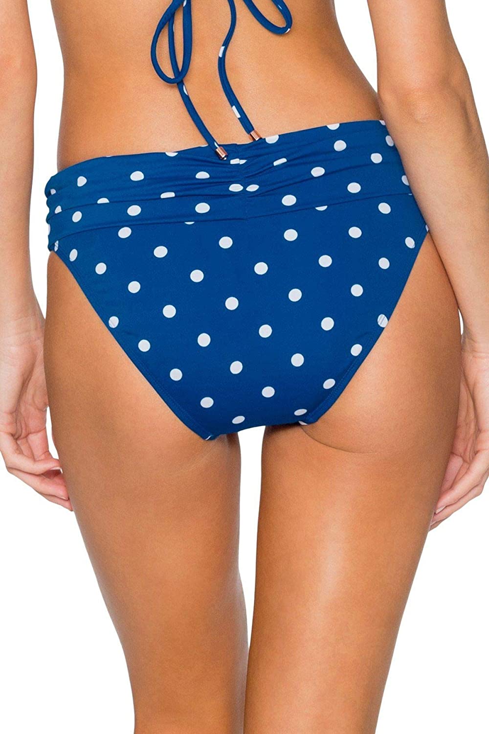 Swim Systems Women's Delilah Dot Aloha Banded Brief Swim Bottom C247DD XS Delilah Dot