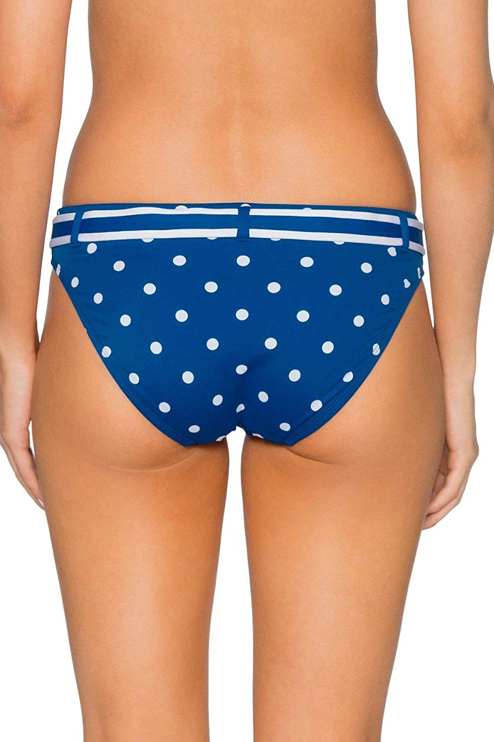 Swim Systems Delilah DOT ZUMA Belted Hipster Bikini Bottoms