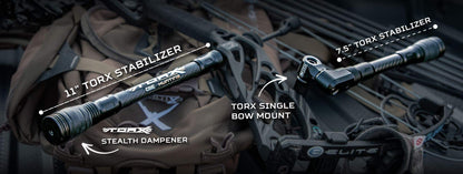 CBE Torx Hunting Stabilizer Kit, Black, 3 Piece Set