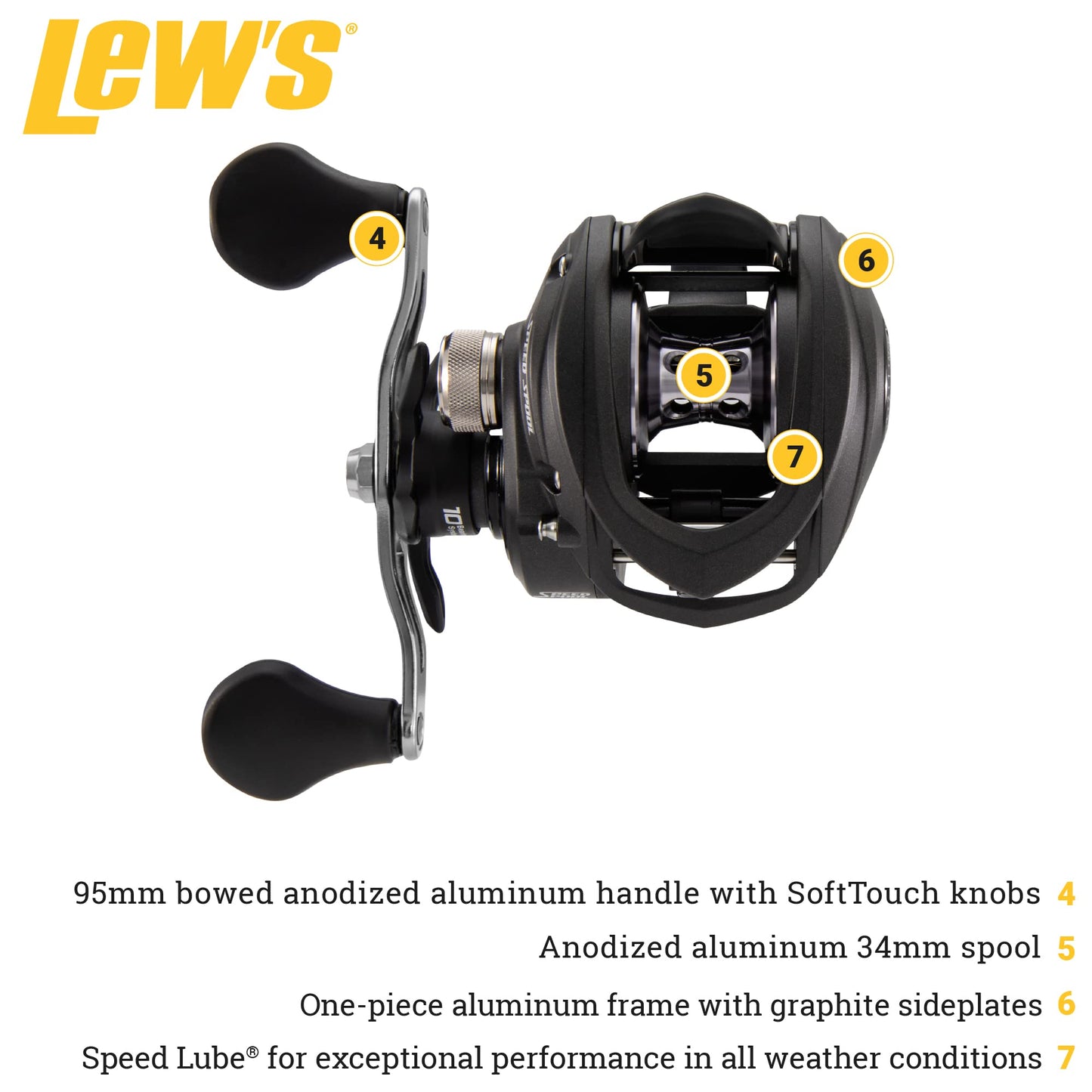Lew's Speed Spool LFS Baitcast Reel
