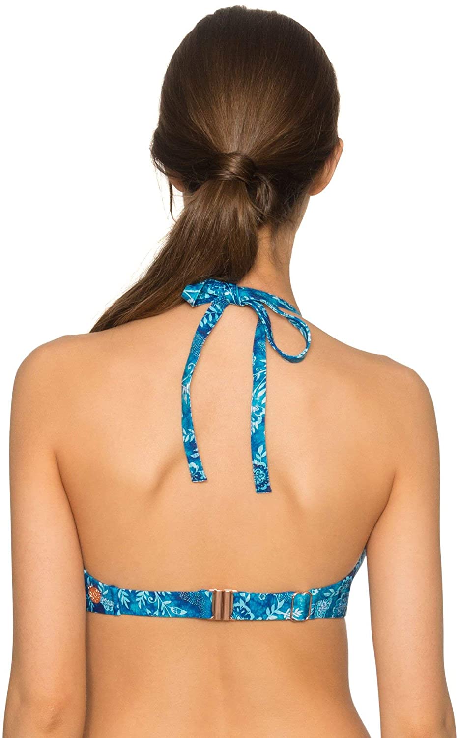 Swim Systems Women's Hermosa Halter Bikini Top Swimsuit With Underwire