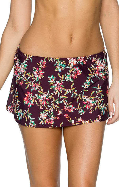 Sunsets Women's Kokomo Swim Skirt Mid Rise Bikini Bottom Swimsuit