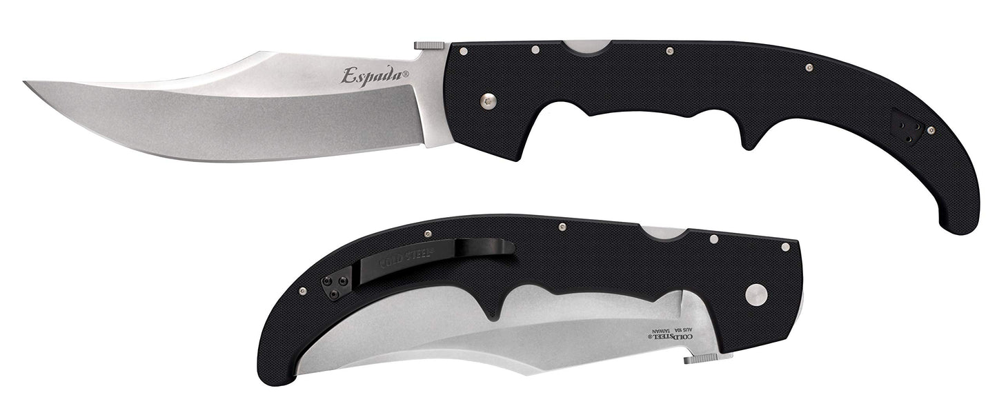 Cold Steel Espada Series Folding Knife with Tri-Ad Lock and Pocket Clip